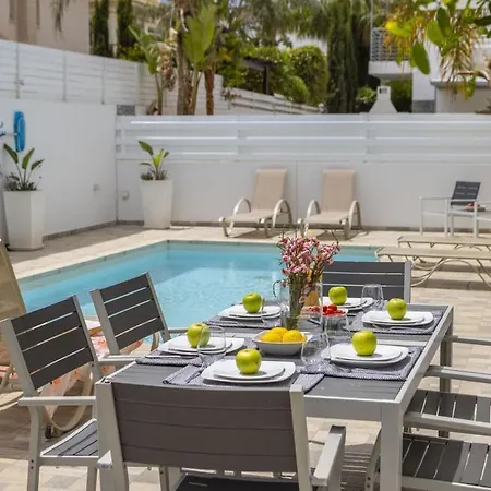 Вилла Sunnyvillas 3br Luxury Private Pool Nr5 Протарас